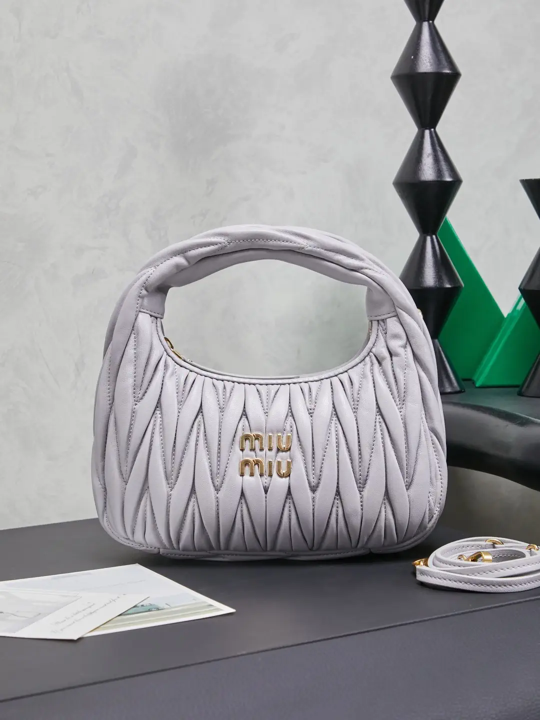 Miu Miu Quilted Top Handle Bag image 1