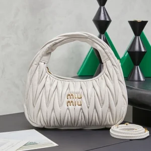 Miu Miu Wander Quilted Hobo Bag image 1