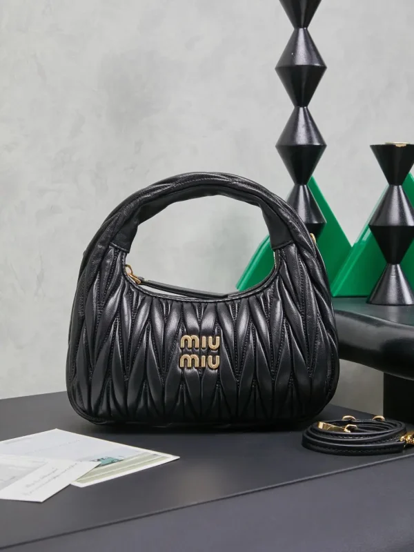 Miu Miu Wander Quilted Top Handle Bag image 1