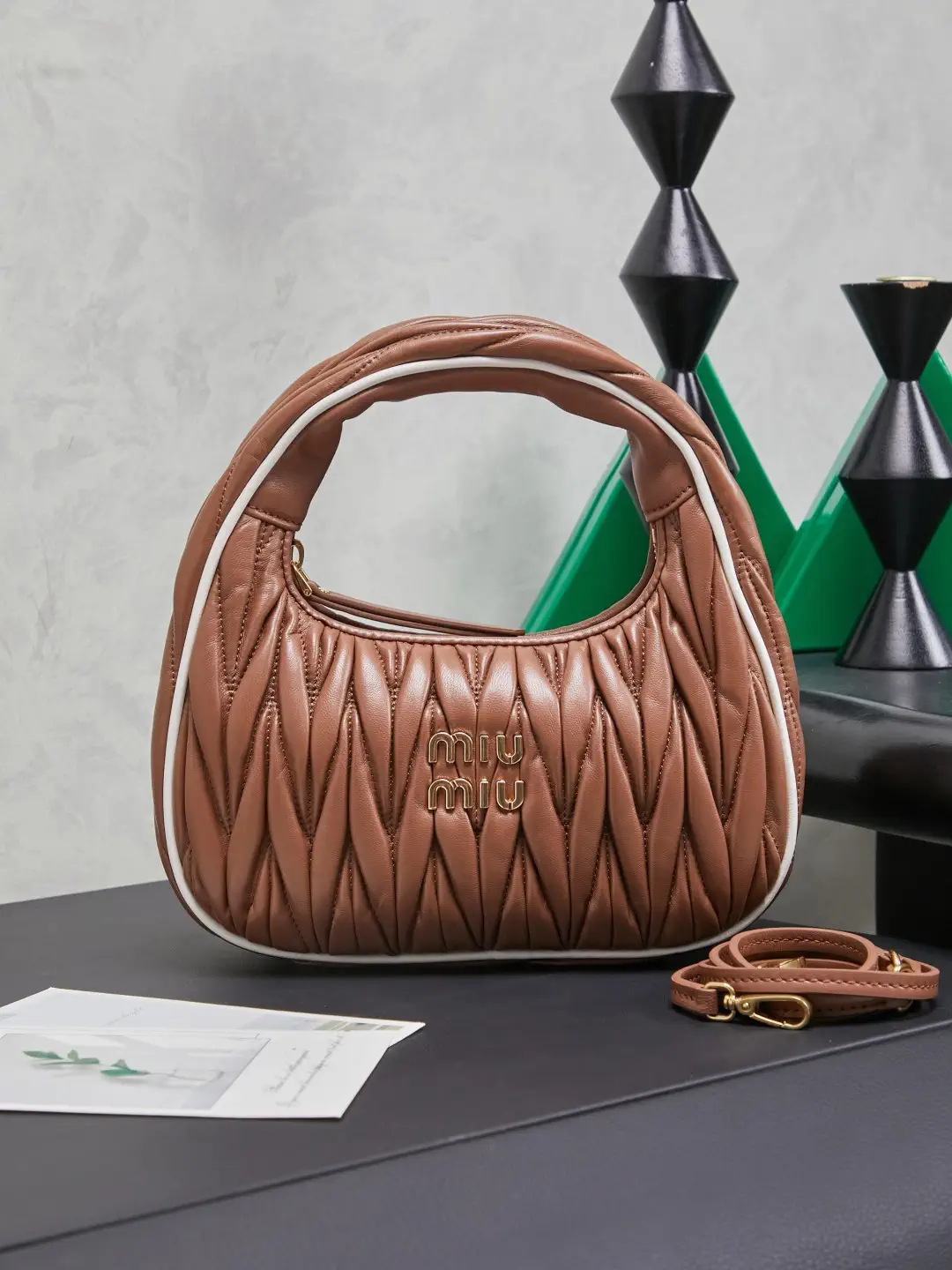 Miu Miu Quilted Top Handle Bag image 1