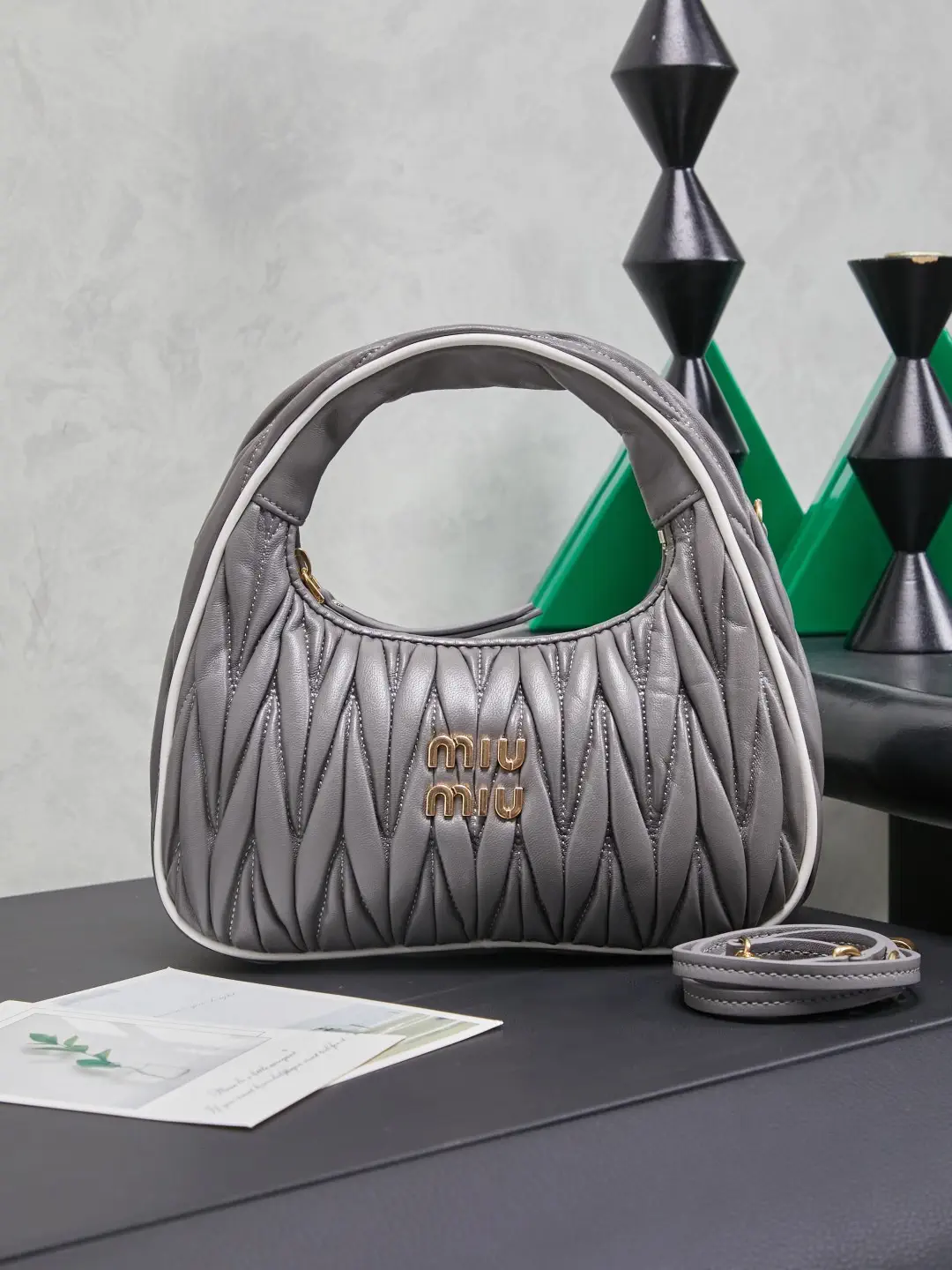 Miu Miu Quilted Top Handle Bag image 1