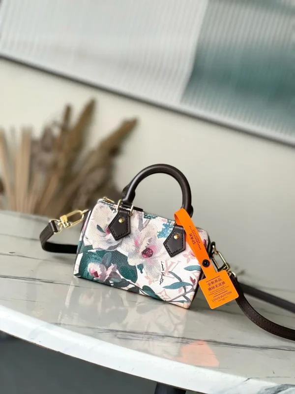Louis Vuitton Floral Monogram Nano Speedy Bag image 1