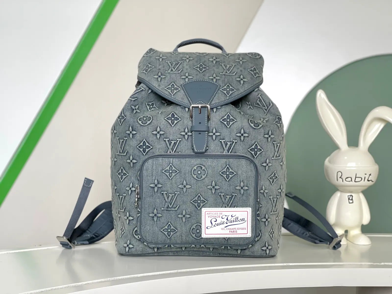 Louis Vuitton Montsouris Monogram Denim Backpack image 1