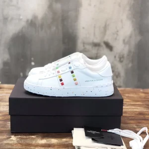 Colorful Studded Platform Sneakers image 1