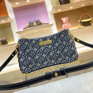Louis Vuitton Liv Pochette Monogram Denim Bag image 1