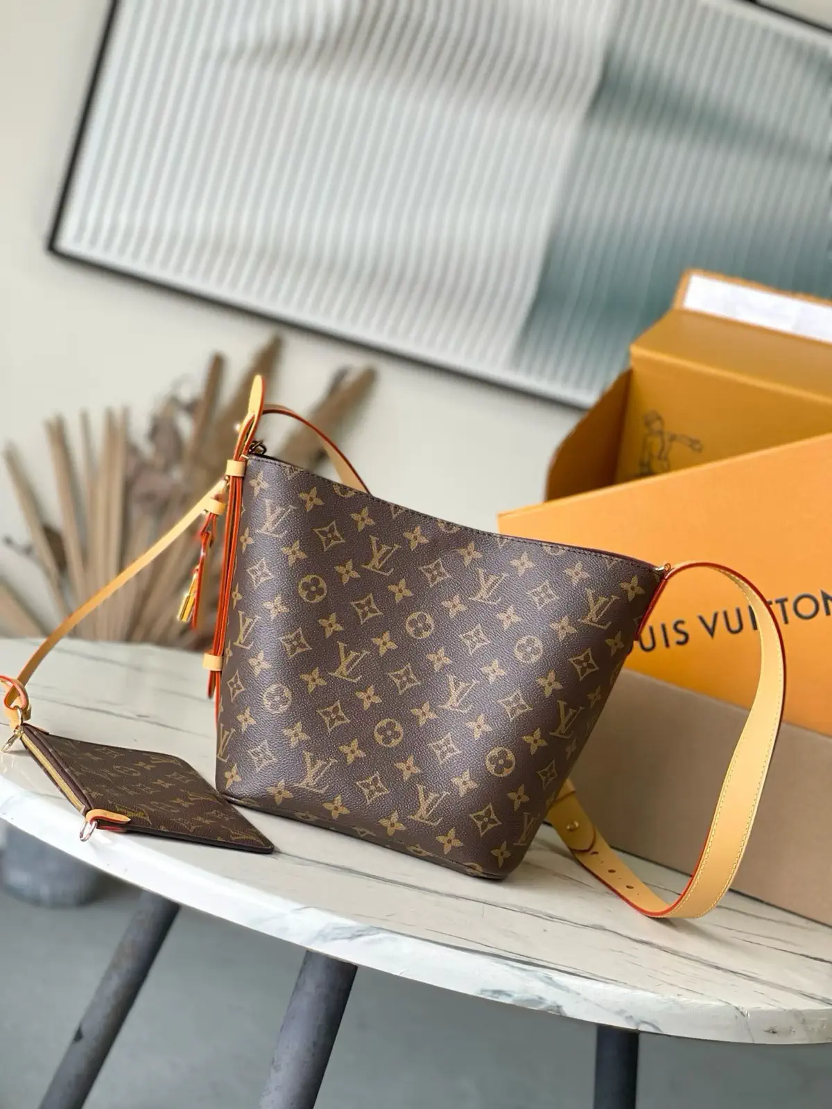 Louis Vuitton Monogram Canvas All In MM Bucket Bag image 1