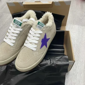 Women's Ballstar Fleece-Lined Leather Sneakers image 1