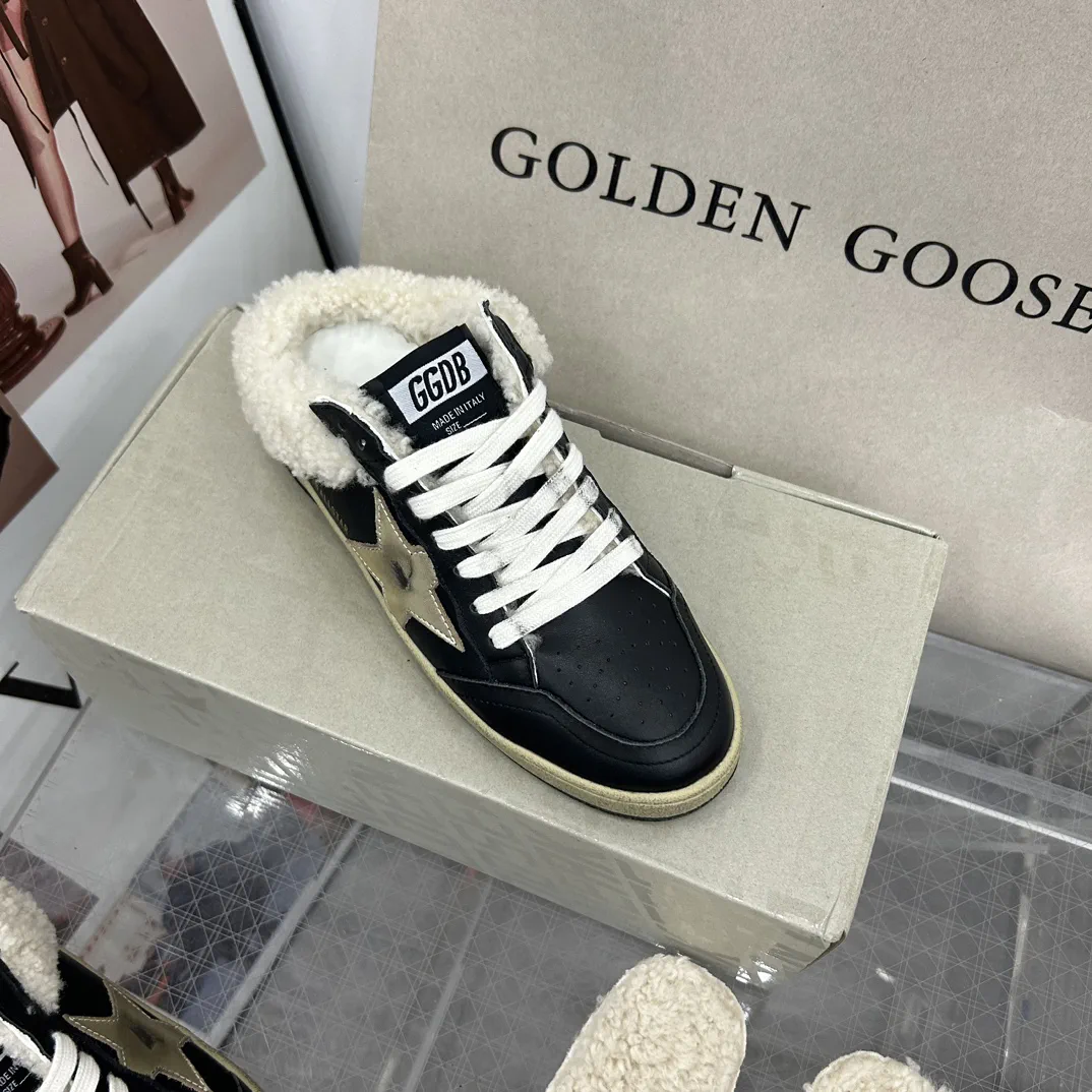 GGDB BALLSTAR Fur Lined Mule Sneakers image 1