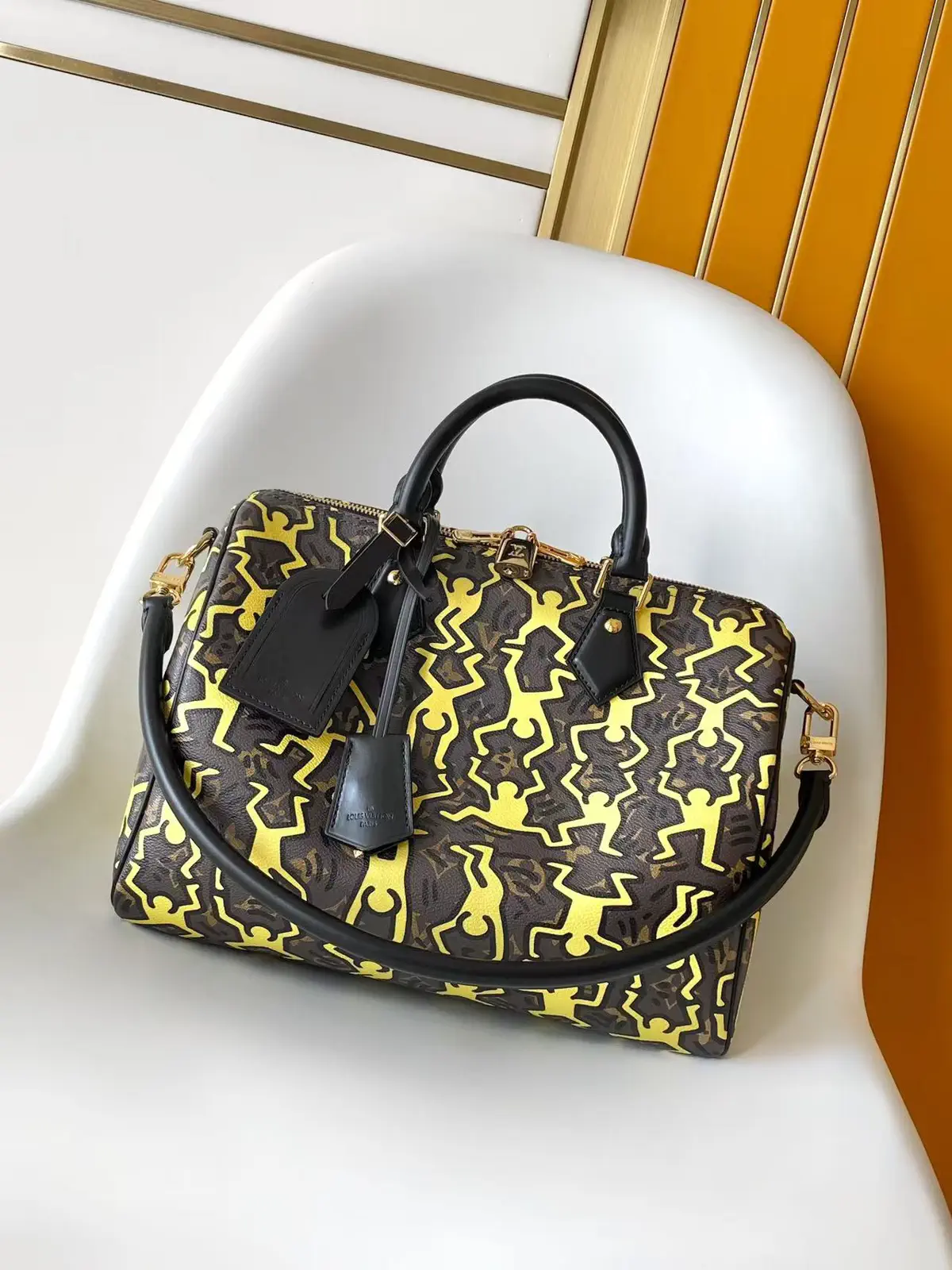 Louis Vuitton Speedy Soft 30 Boho Printed Top Handle Bag image 1