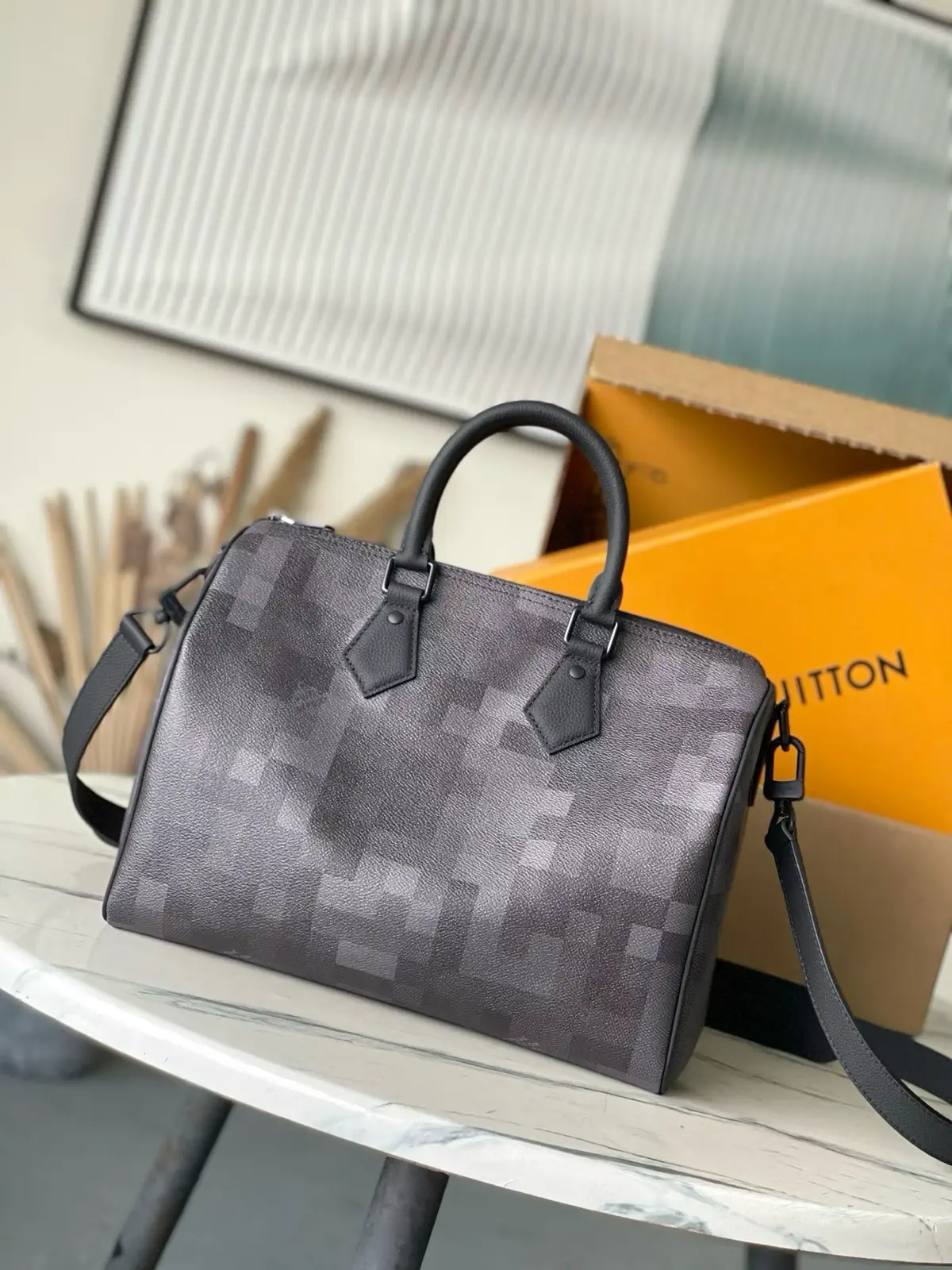 Louis Vuitton Damoflage Speedy Bandouliere 30 Top Handle Bag image 1