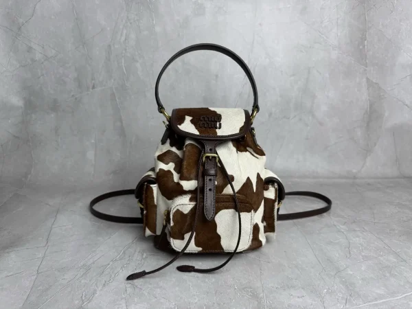 Miu Miu Cow Print Backpack image 1