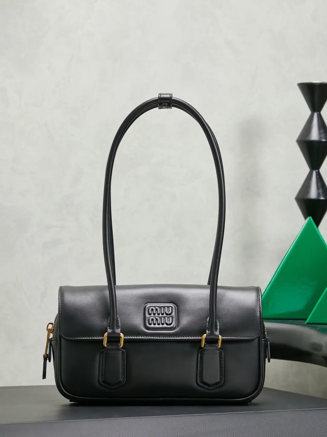 Miu Miu Black Arcadia Shoulder Bag image 1