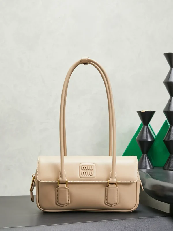 Miu Miu Beige Arcadia Shoulder Bag image 1