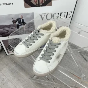 Women's Super Star Fleece Lined Leather Sneakers image 1