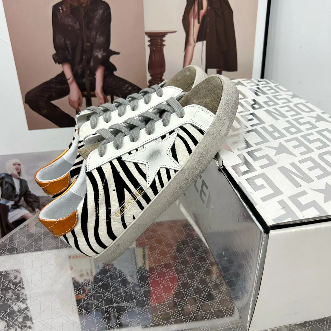 GGDB Super Star Series Zebra Pattern Sneakers image 1