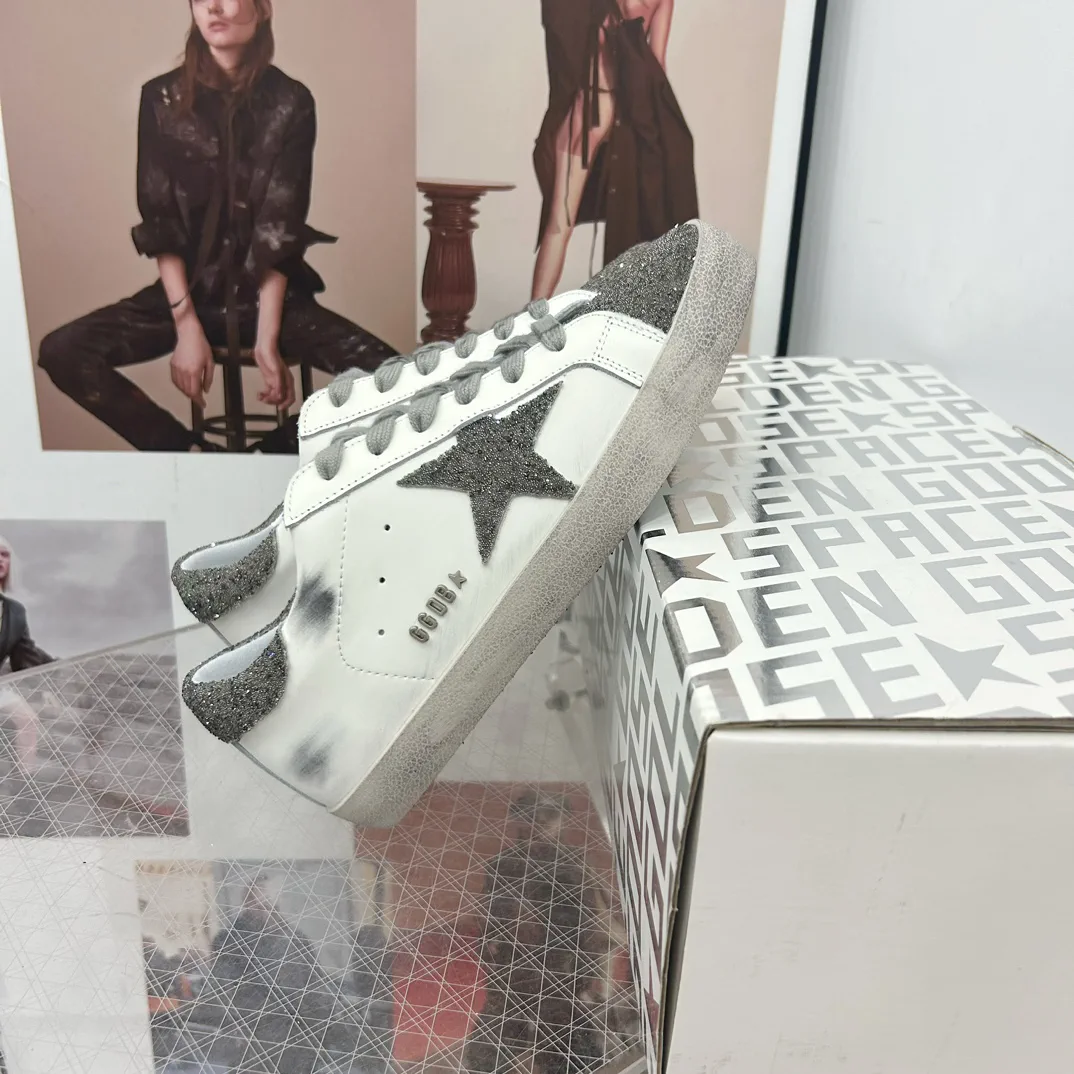 SUPER STAR Rhinestone Series Casual Sneakers image 1