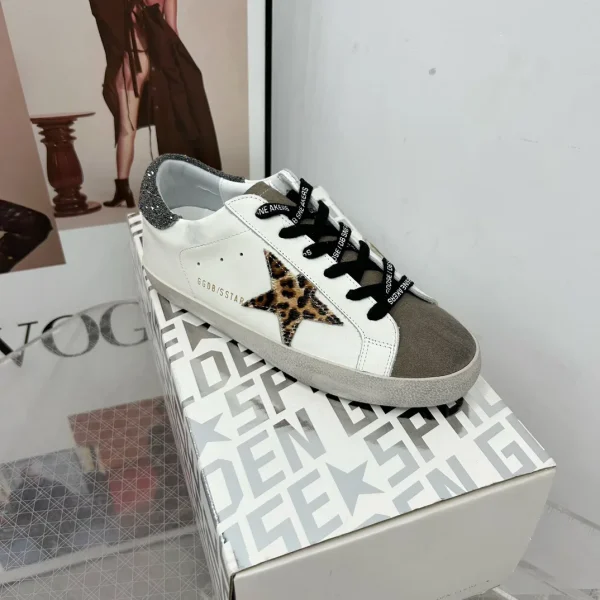 Women's Super Star Rhinestone Heel Casual Sneakers image 1