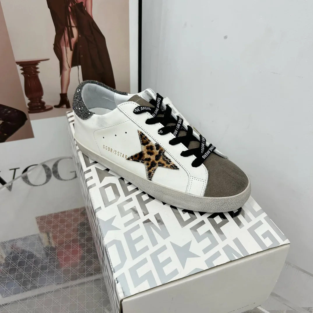 Women's Super Star Rhinestone Heel Casual Sneakers image 1