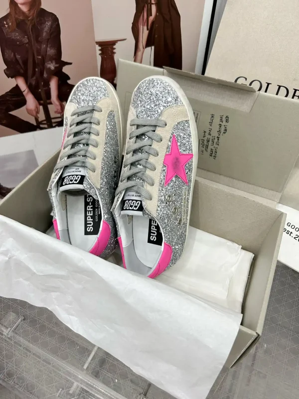 GGDB SUPER STAR Series Glitter Sneakers image 1