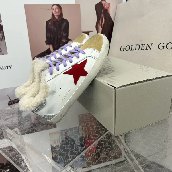 Women's Super Star Fur Lined Sneakers image 1