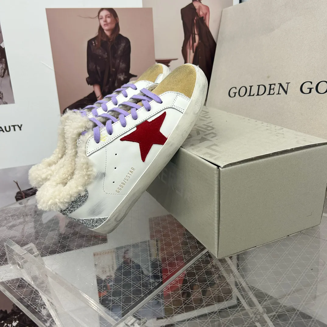 Women's Super Star Fur Lined Sneakers image 1