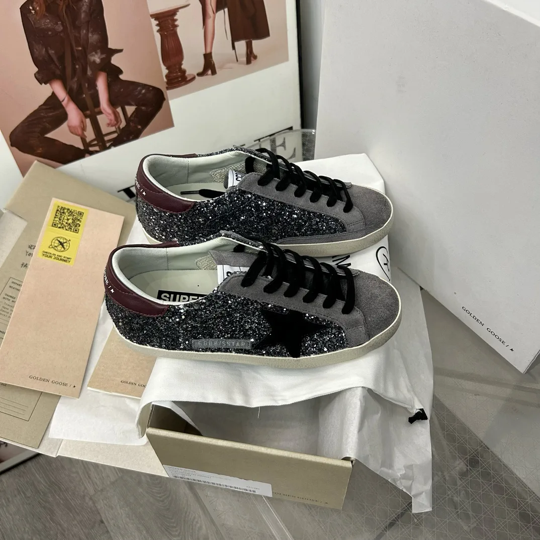 Super Star Series Glitter Low-Top Sneakers image 1