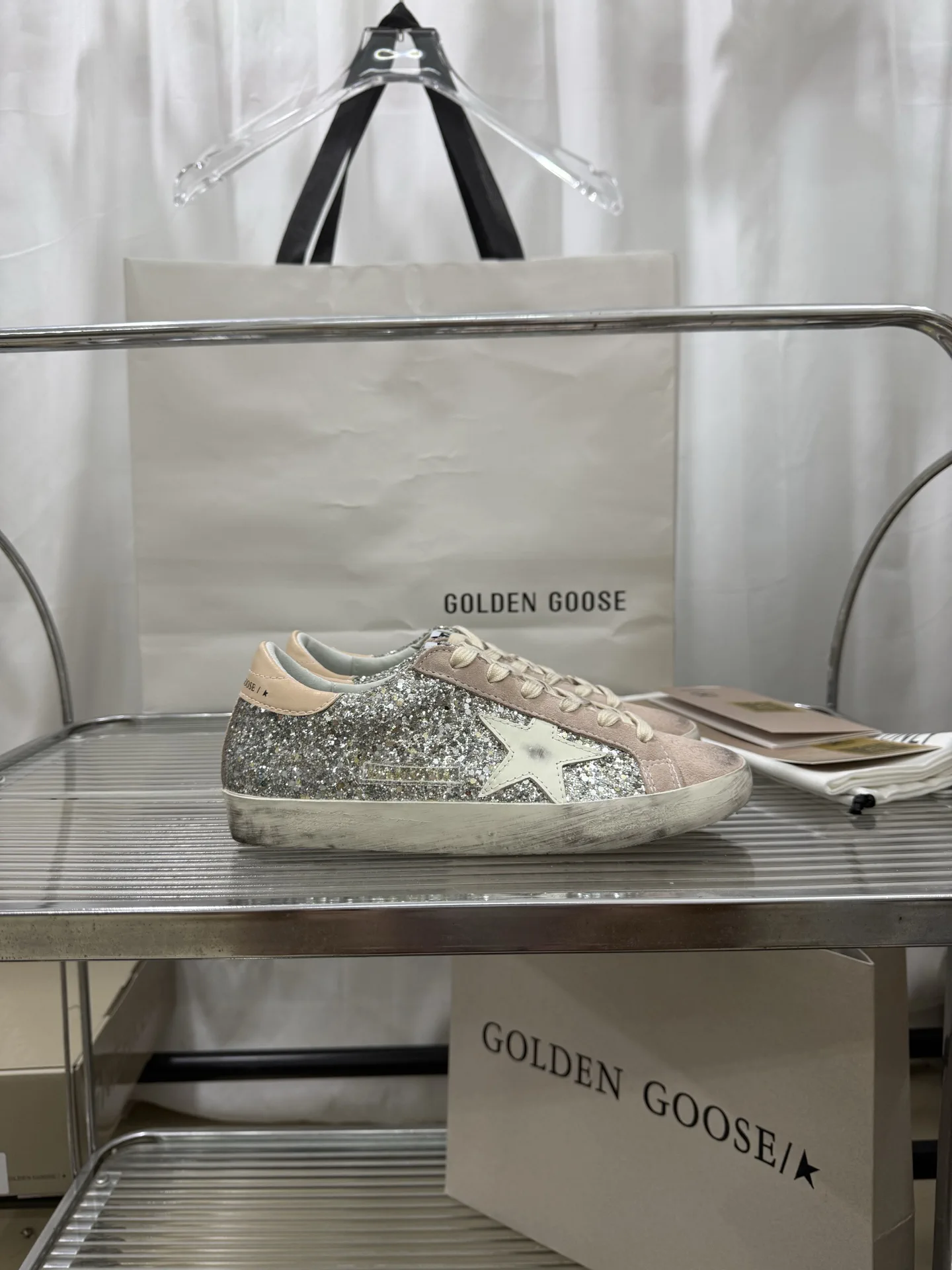 Superstar Series Glitter Low-Top Sneakers image 1
