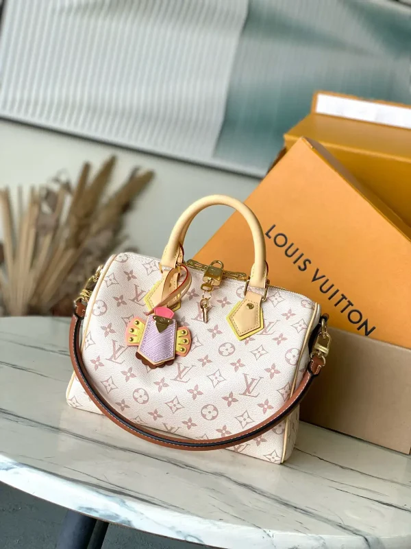 Louis Vuitton Crafty Speedy Bandouliere Monogram Dune Bag image 1