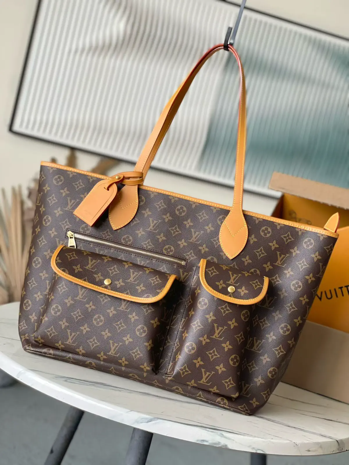 Louis Vuitton Monogram Neverfull Cargo Tote Bag image 1