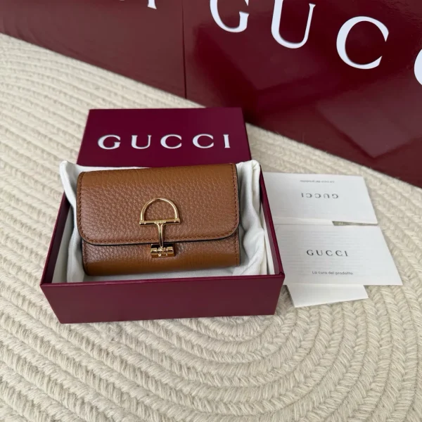 Gucci Brown Leather Wallet image 1
