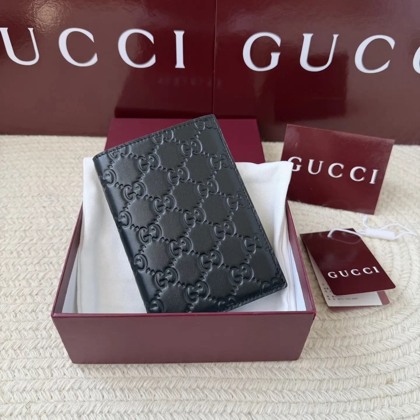 Gucci GG Embossed Card Holder image 1