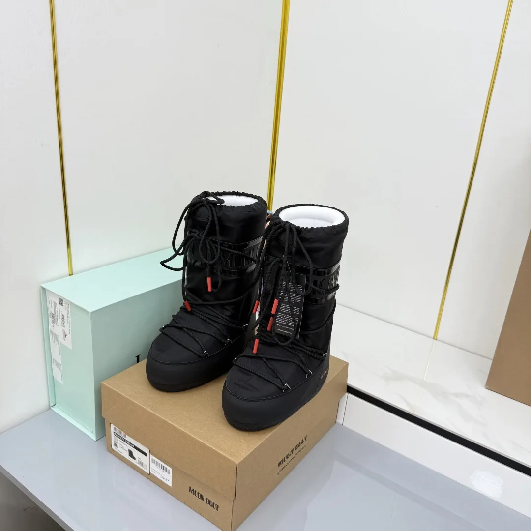 Black Moon Boot Winter Snow Boots image 1