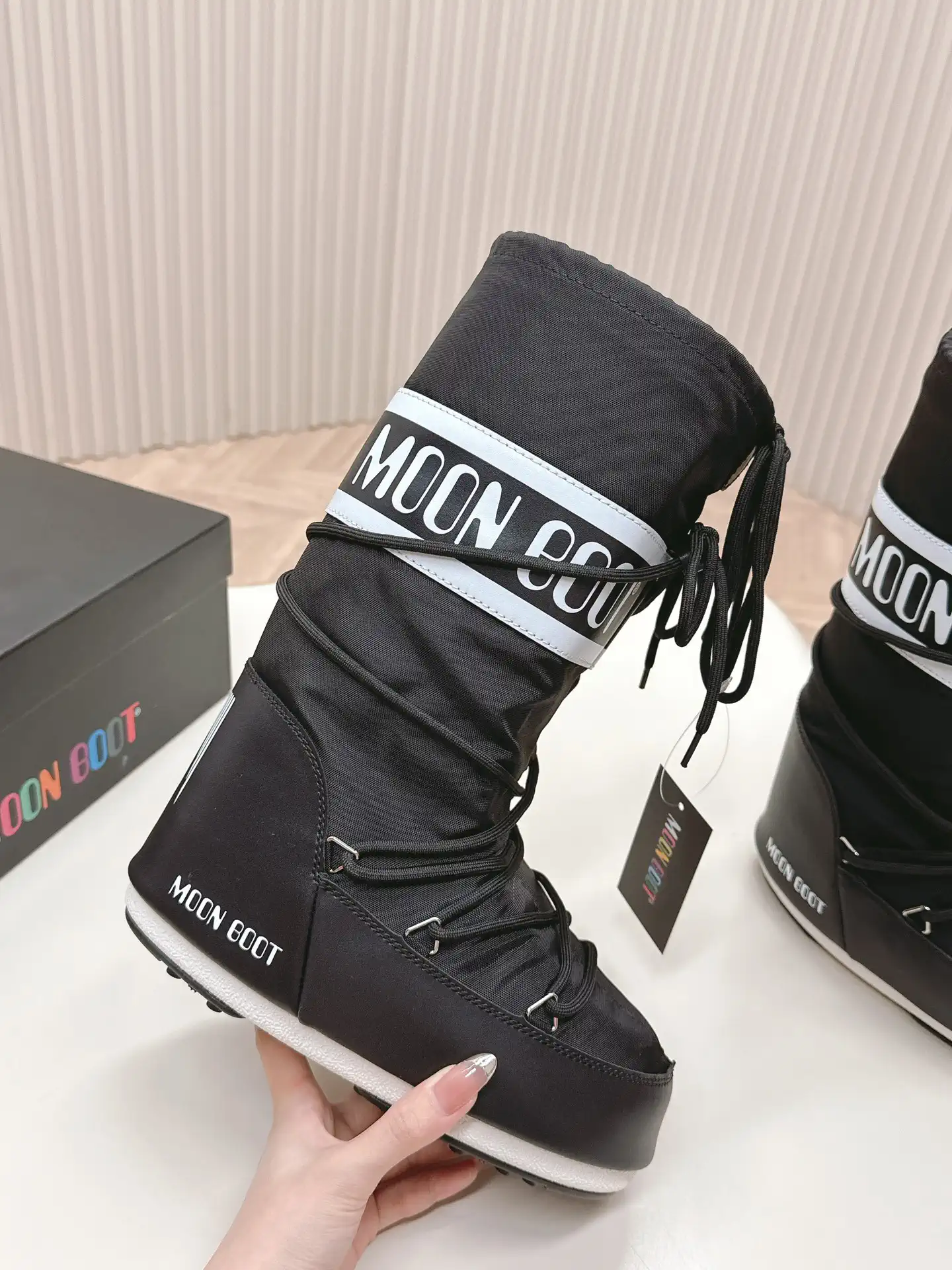Black Moon Boot Winter Snow Boots image 1