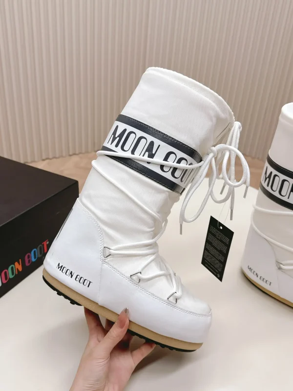 White Moon Boot Winter Snow Boots image 1
