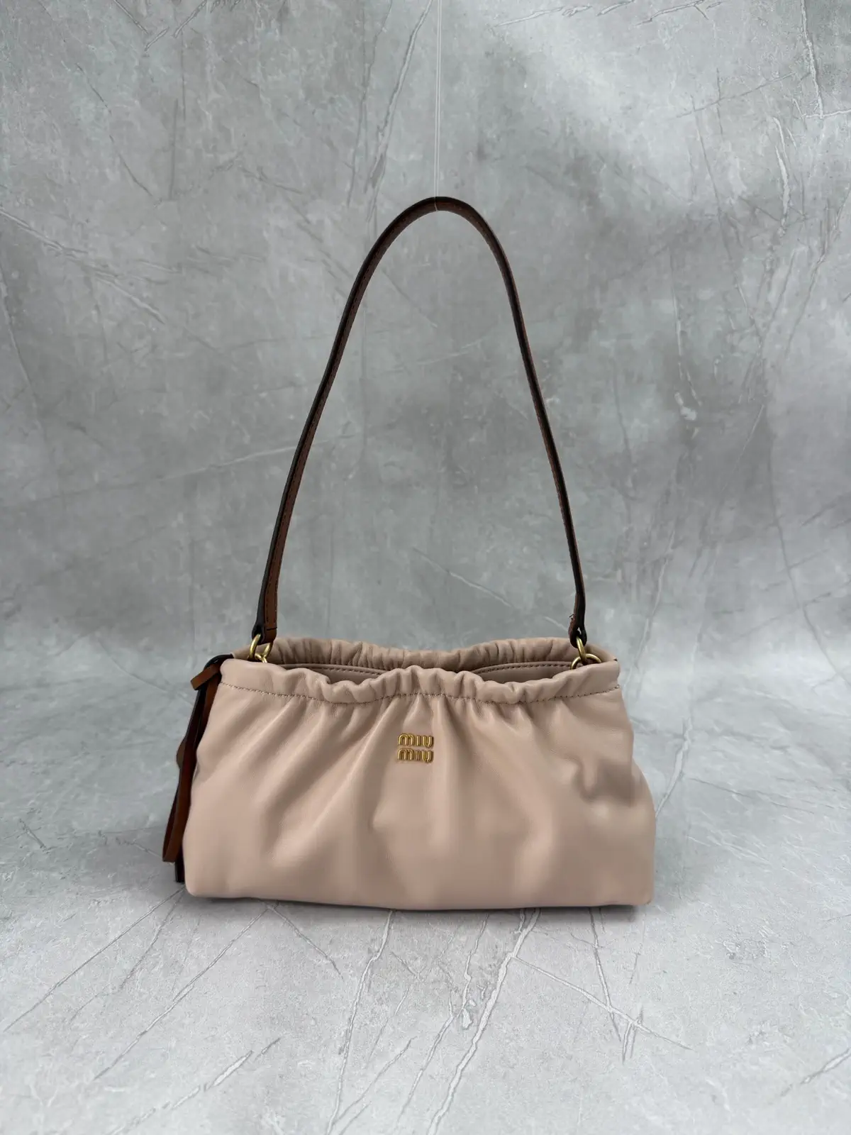 Miu Miu Ruched Shoulder Bag image 1