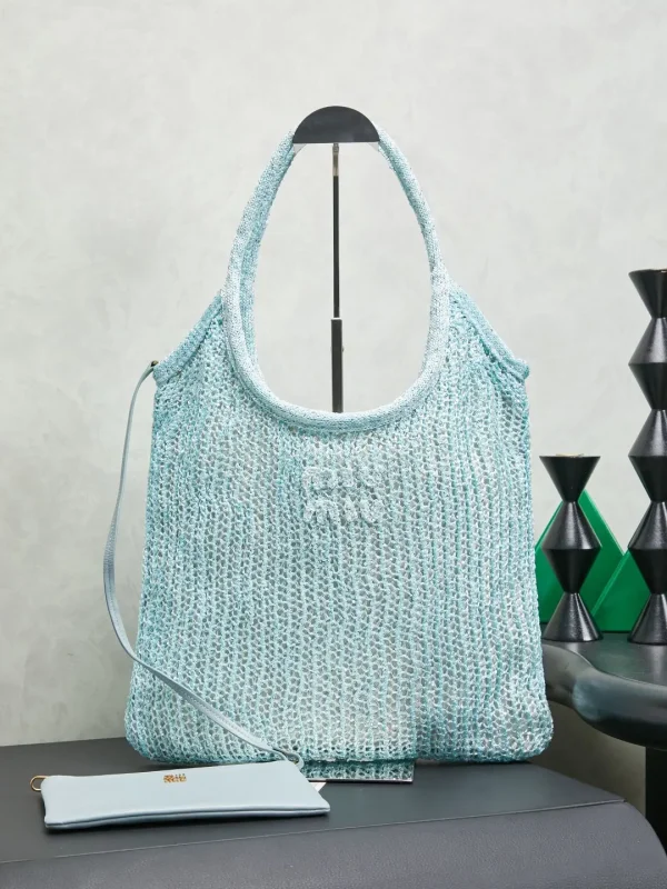 Miu Miu Sequin Mesh IVY Tote Bag image 1
