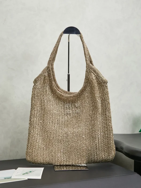 Miu Miu Sequin Mesh IVY Tote Bag image 1