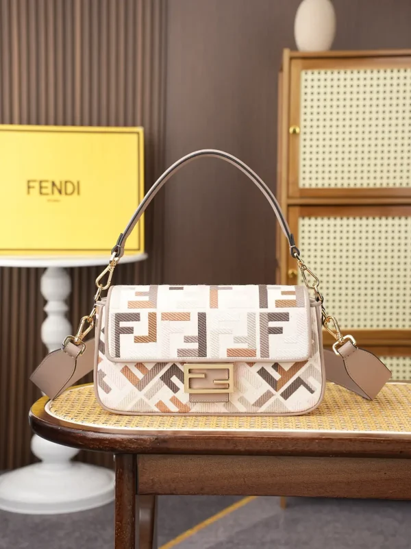 FENDI Baguette Monogram Shoulder Bag image 1