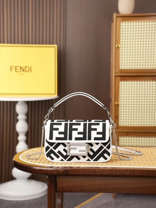 FENDI Baguette Monogram Shoulder Bag image 1