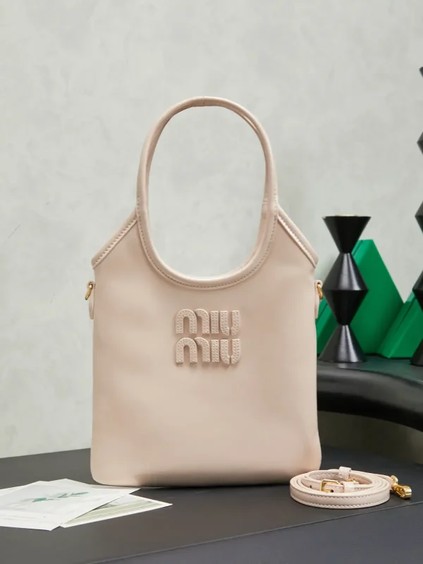 Miu Miu Mini Tote Bag with Embossed Logo image 1