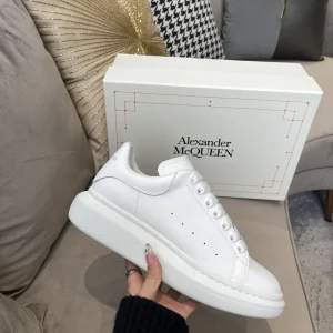 White Platform Casual Sneakers image 1