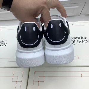 Smiley Series White Platform Sneakers image 1