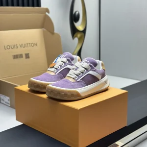 Purple Low-Top Casual Sneakers image 1