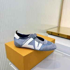 Mixed Upper Ballet Sneakers with Injection Outsole image 1