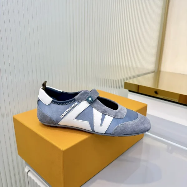 Mixed Upper Ballet Sneakers with Injection Outsole image 1