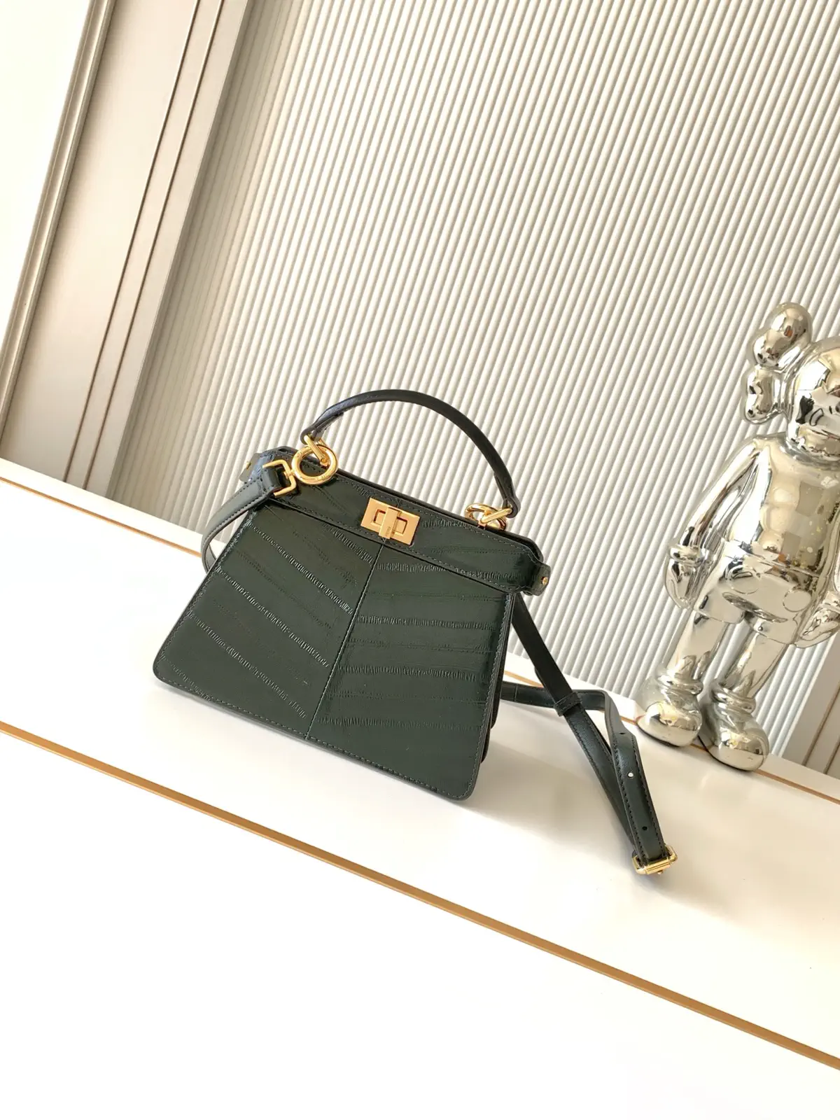 FENDI Peekaboo ISeeU Mini Top Handle Bag image 1