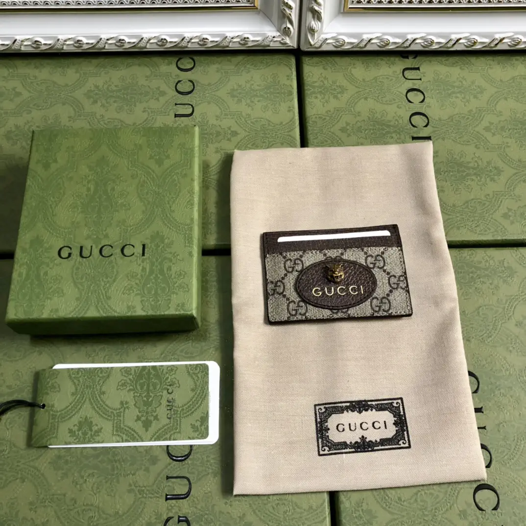 Gucci Monogram Card Holder image 1