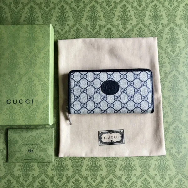 Gucci Monogram Zip-Around Wallet image 1