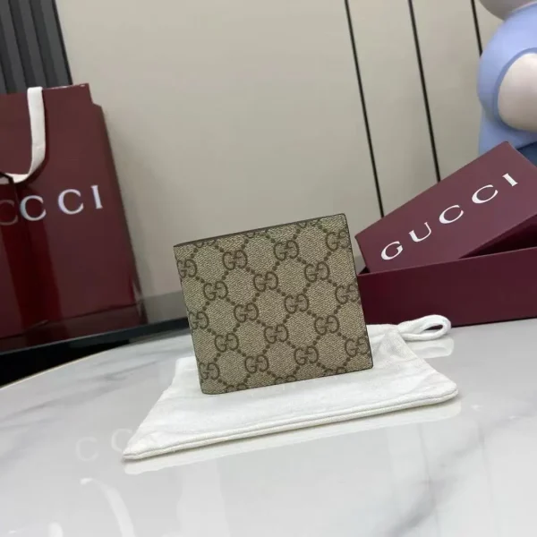 Gucci GG Emblem Monogram Bifold Wallet image 1