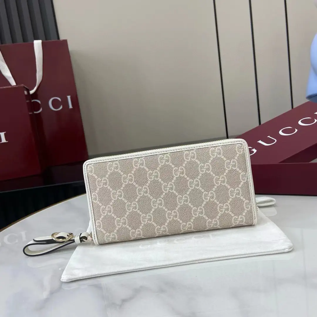 Gucci GG Emblem Monogram Wallet image 1